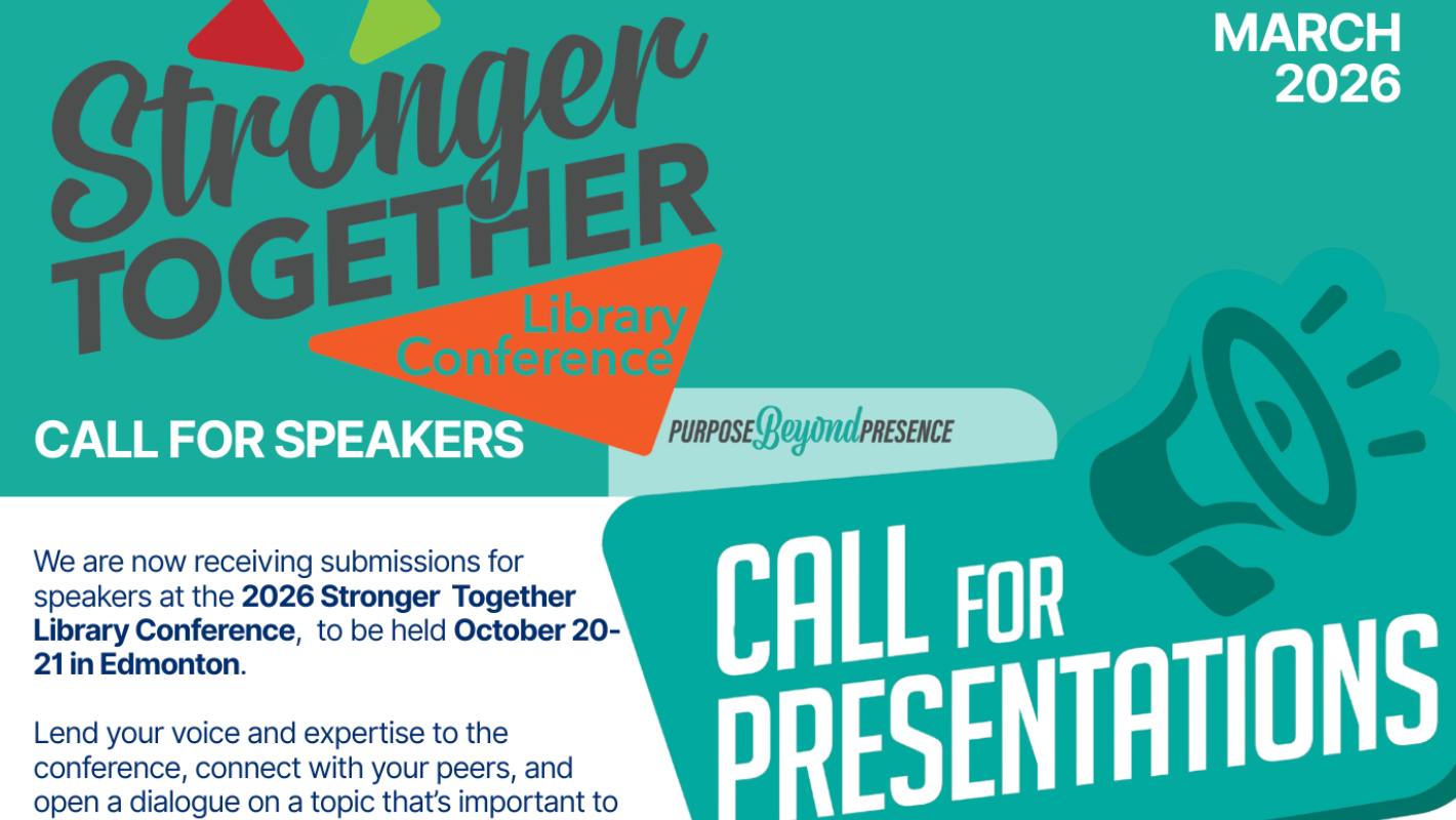 [CALL FOR SPEAKERS] 2026 Stronger Together Library Conference
